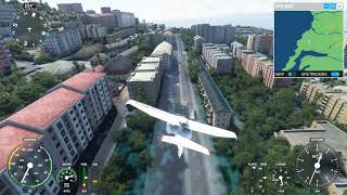 Microsoft Flight Simulator #10. Низкий пролет.  Владивосток. Дорога на Шамору.