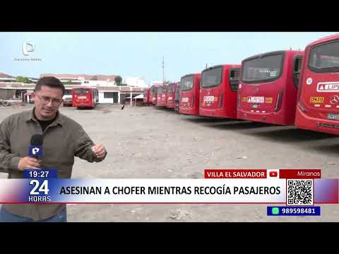 "Triángulo" bus driver shot and killed while waiting for passengers in VES