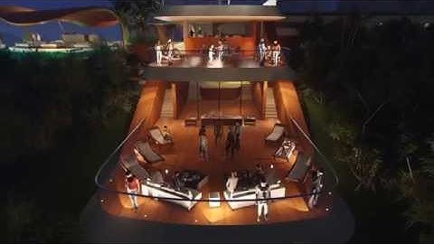 Architectural Rendering  of a sea side Villa  by Square Pixel