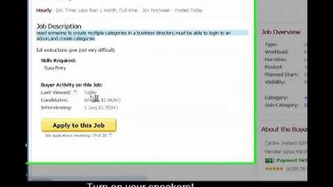 11. oDesk - How to Apply for a Job in Odesk part 2.FLV