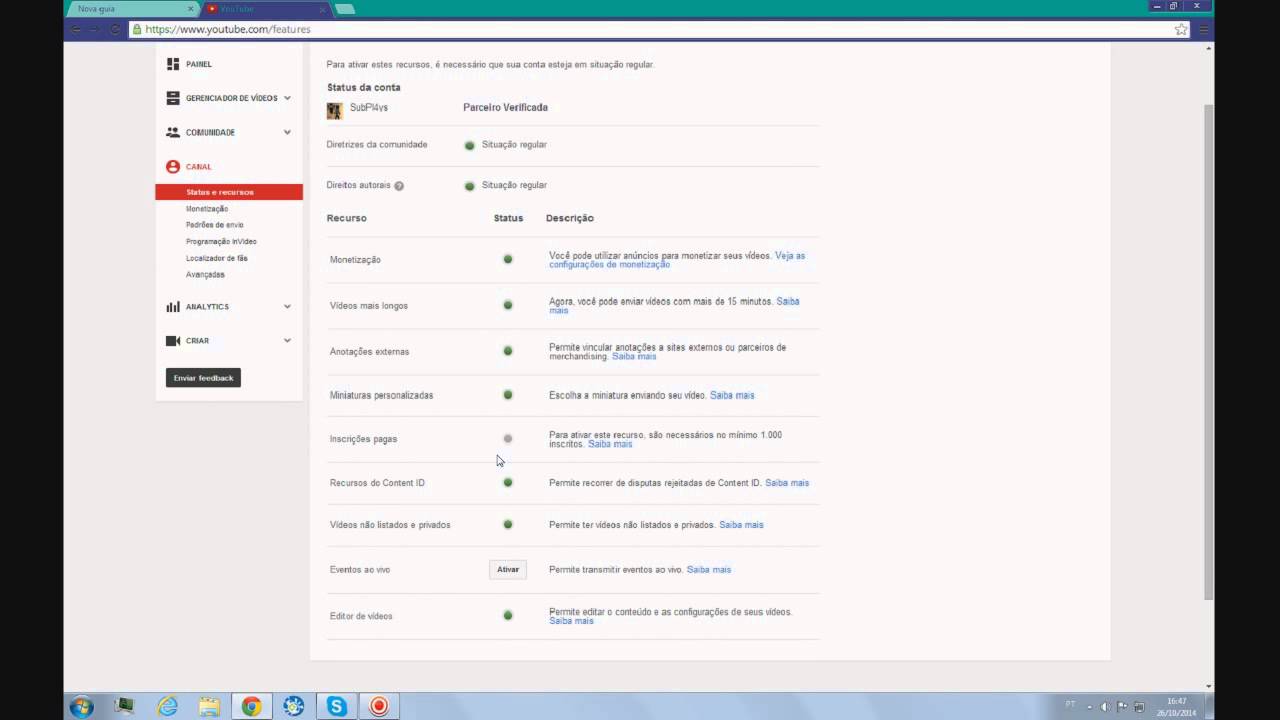 Como Mudar a Miniatura do Video do Youtube 2015/2016 (Atualizado) - YouTube