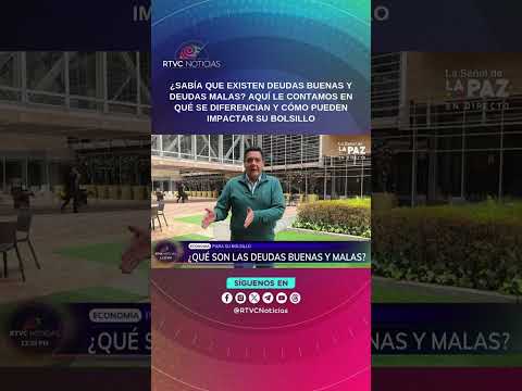 ⁣¿Sabía que existen deudas buenas y deudas malas?