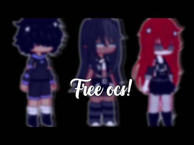 FREE OCS! ☁️🍃 {Offline and Online Codes} (gacha club) 