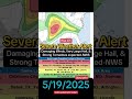 SEVERE WEATHER ALERT: Central US Braces for Moderate Risk (4/5) on May 19, 2025