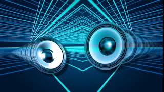 Vibrating Speakers and Abstract Lines Motion Background | Loop Video Wallpaper | vj loop