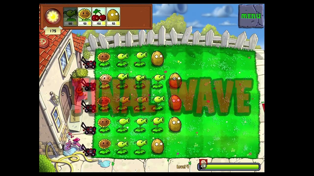 Playing Pvz HD (Think its good but og goes into a special rank)