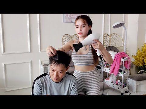Relaxing shampoo and facial massage with a very cute and beautiful owner at Nga Sana Beauty