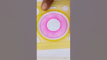 How many rotations did the pen make in total? ?? #spirograph #shorts #2024 #raniart