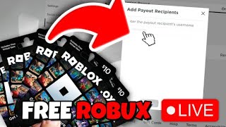 🔴 Giving 50,000 Robux to Every Viewer LIVE! (Roblox Robux Live) Free Robux Giveaway