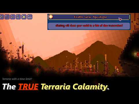 The TRUE Calamity in Terraria has arrived. ─ Solar Apocalypse from Minecraft, has come to Terraria.