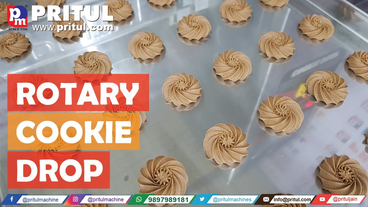 How to make cookies? Pritul Machines cookie drop machine Call 9897989181