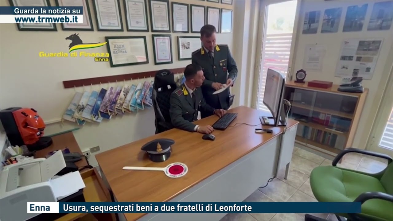 Enna - Usura, sequestrati beni a due fratelli di Leonforte