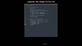 Leetcode 348. Design Tic-Tac-Toe in Python | Python Leetcode | Python Coding Tutorial | Python ASMR