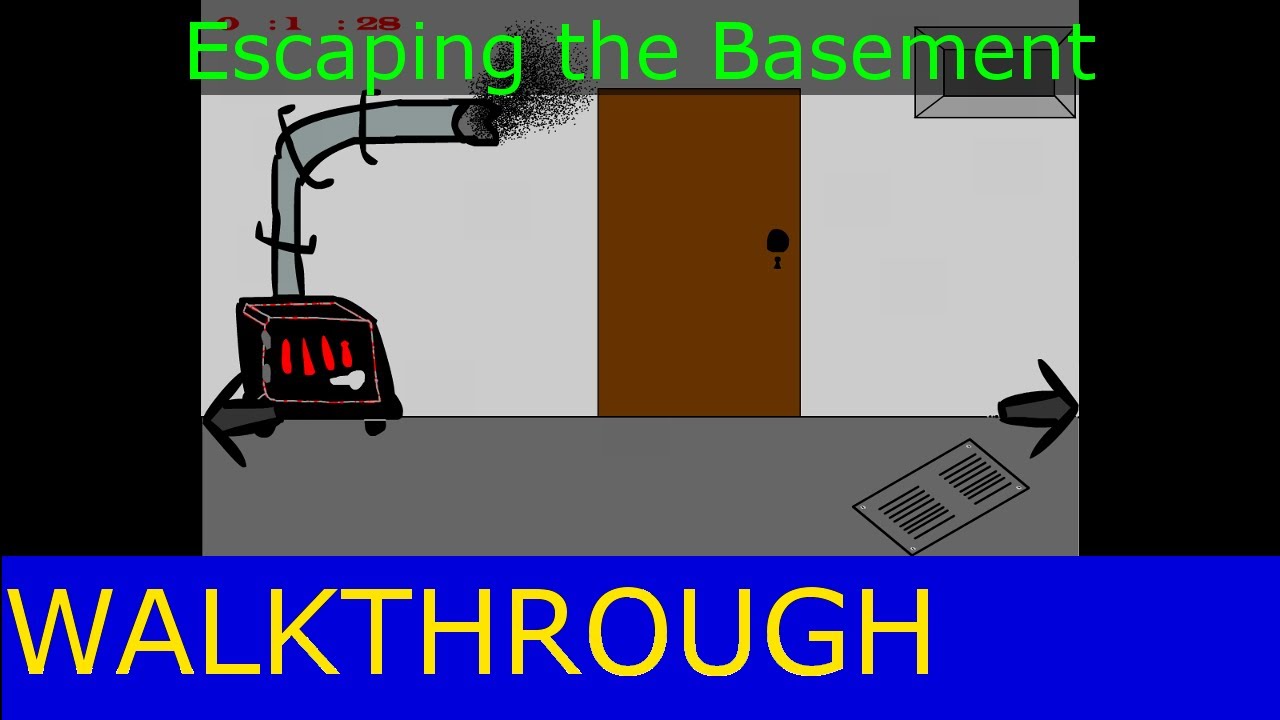 Forgot Basement Walkthrough: The Basement – Get out of the basement – IPRH