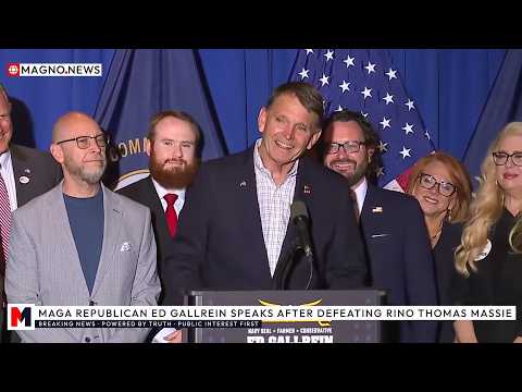 Video ?? MAGA Republican Ed Gallrein Defeats RINO Thomas Massie in House GOP Primary for Kentuky 4th