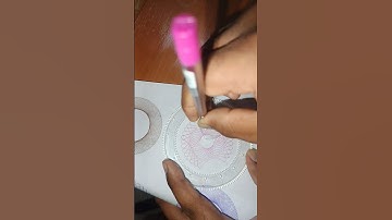 ❤️Beautiful spirograph design #spirograph #shorts #pattern #skill #india #usa #2024