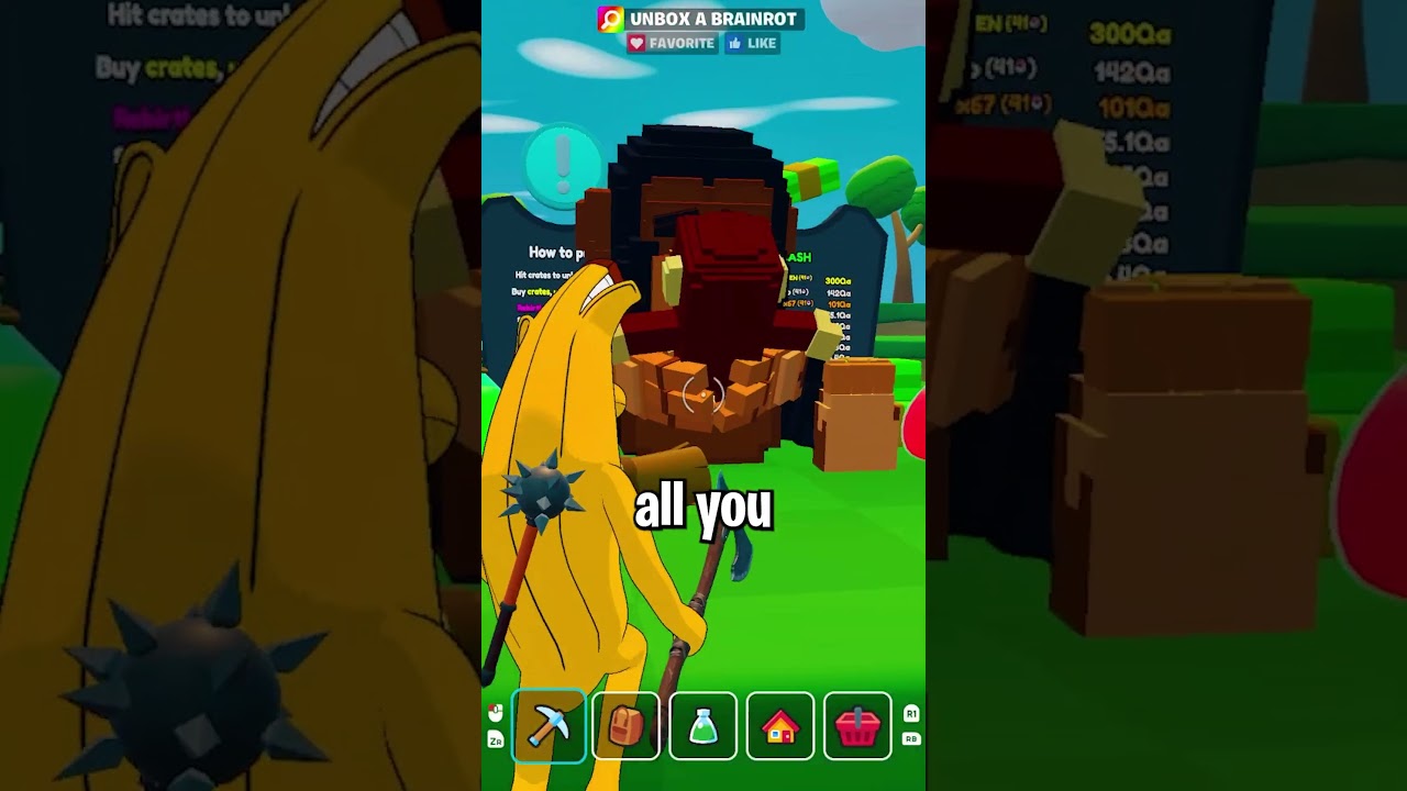 Punch The Monkey in Unbox A Brainrot😳