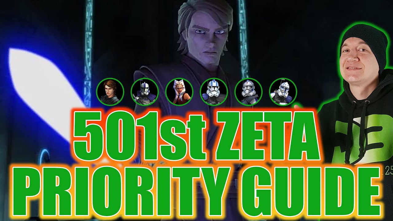 501st Zeta Priority List & Breakdown! SWGOH YouTube