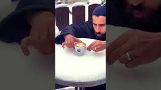 ادمان القهوة على طريقة اصطهاج الرسم_على_القهوة قهوة coffee latteart علي_قاسم