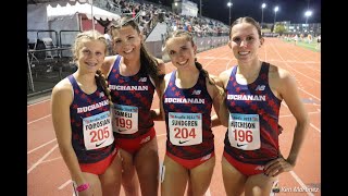 Buchanan HS Girls Run California State 4xMile Record at Arcadia Invite