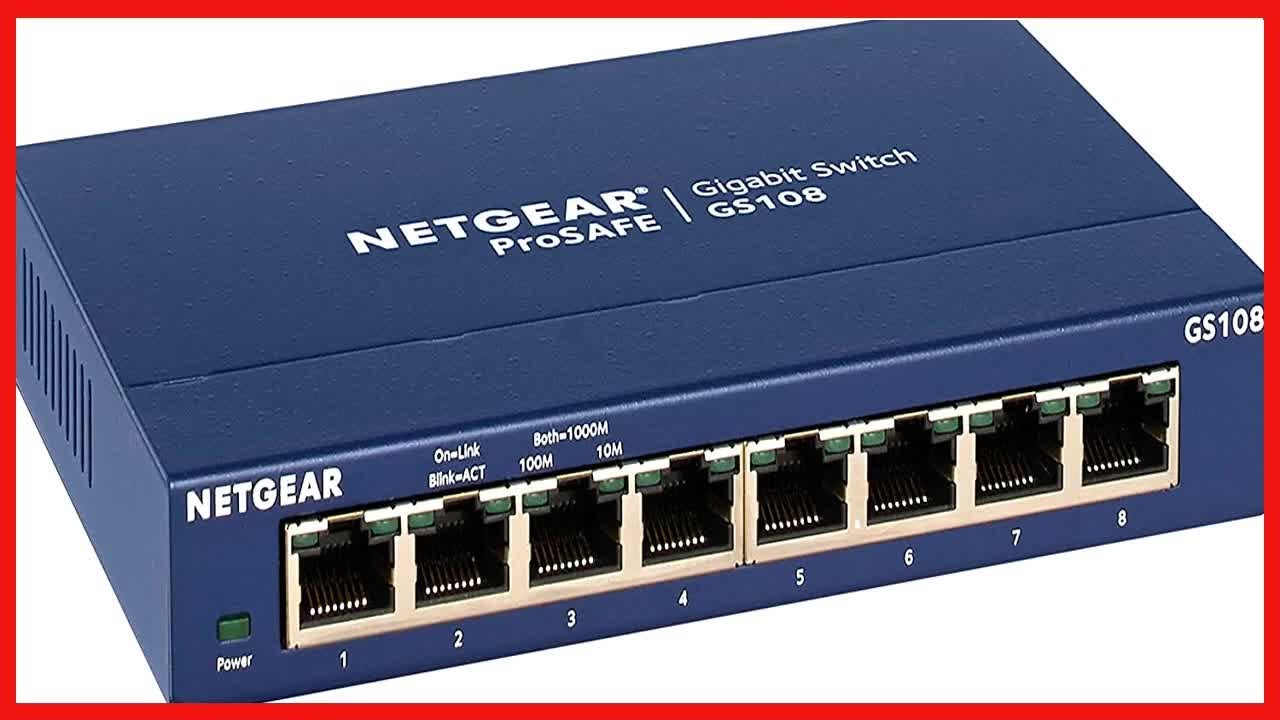 Great product - NETGEAR 8-Port Gigabit Ethernet Unmanaged Switch (GS108 ...