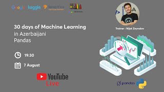 30 days of Machine Learning : Pandas
