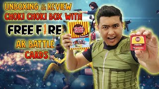 WOW KAD AR FREE FIRE! Unboxing Choki Choki Box with Free Fire AR Battle Card screenshot 4