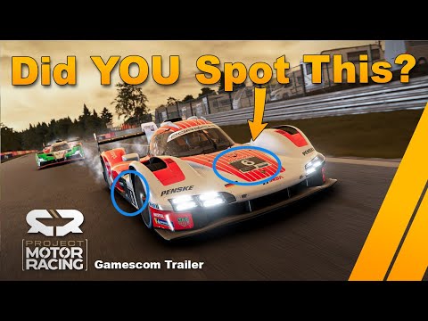 Project Motor Racing's Gamescom Trailer Hidden Details