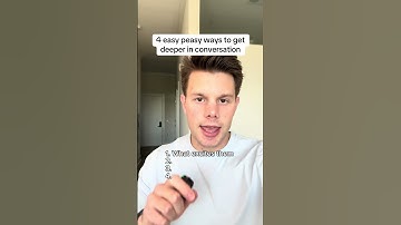 4 easy peasy ways to get deeper in conversation #conversationtips #andrewgodwin