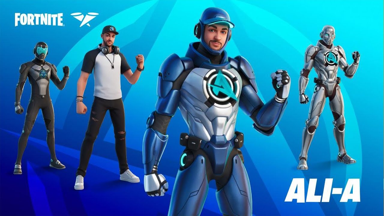 ALI-A Skin Review (Edit Styles, Glider, Pickaxe, Emote, etc...) // Fortnite Icon Series