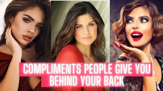 PICK A CARD READING:COMPLIMENTS PEOPLE GIVE YOU BEHIND YOUR BACK 💐🙏#tarotreading