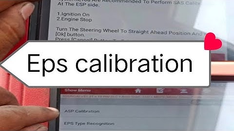 #hyundai  Creta Eps Calibration || Power steering Calebration Kaise kare #eps Asp Calibration #car
