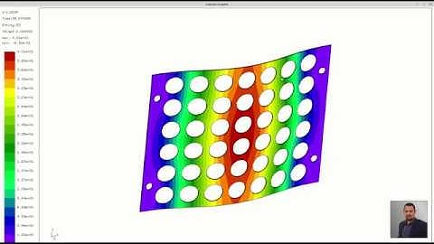 Structural Simulation | Eigenfrequency of protective grid | Salome Meca & CalculiX