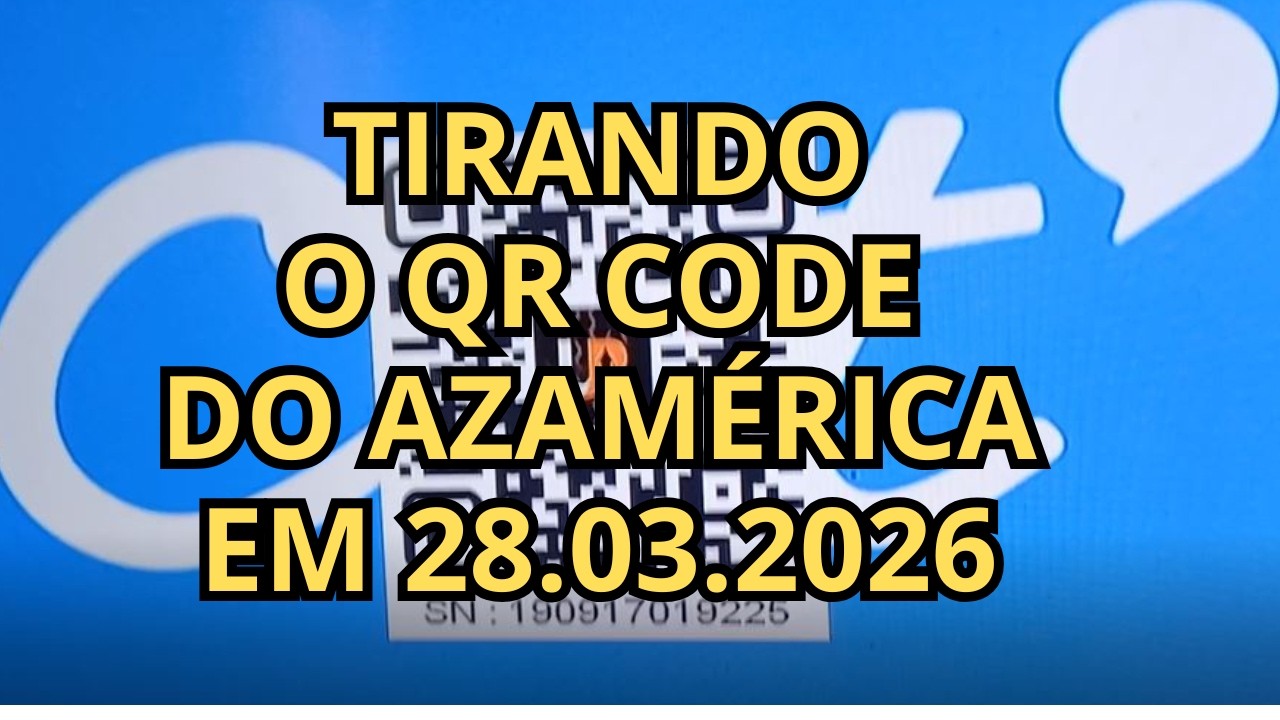 Tirando o QR Code do Receptor Azamerica (SKS ON Azamerica na descrição ...