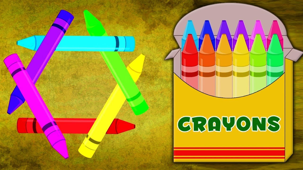 pastelli colore canzone | rima per i bambini | Imparare i colori | Kids Learn Colors | Color Song