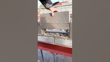 The process of installing concrete bricks is easy and fast #shorts