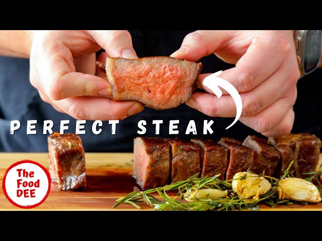 The Perfect MEDIUM Steak Recipe (Video!)