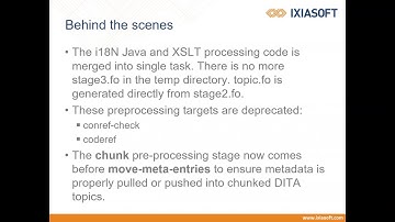 "Gotcha! Upgrading PDF plugins to DITA OT 2.x" presented by Leigh White at DITA-OT Day 2016