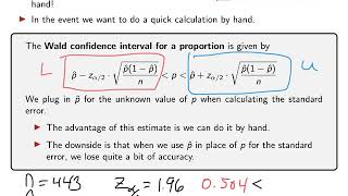 Chapter 7: Walt Confidence Interval for a Proportion Net Worth