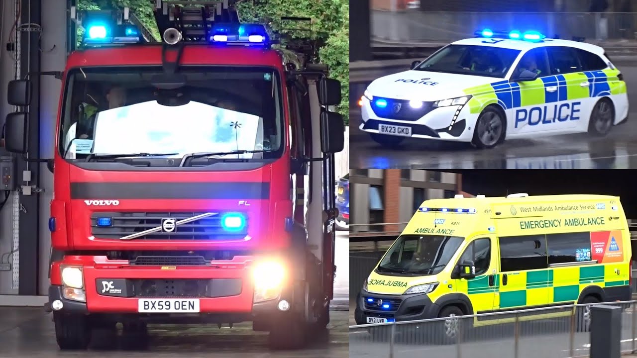 coventry-reserve-pump-turnout-new-police-cars-ambulances-responding