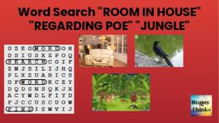 🧩Word-Find : Room In the House, Regarding Poe, In The Jungle screenshot 4