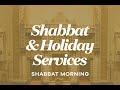 Shabbat Morning (November 4th, 2023 - 9:45 AM)