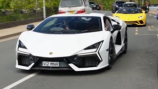 supercar spotting in Alderley edge (lamborghini revuelto, bugatti veyron, ferrari 812 competizione)