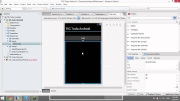Android TODO Application Overview (Xamarin)