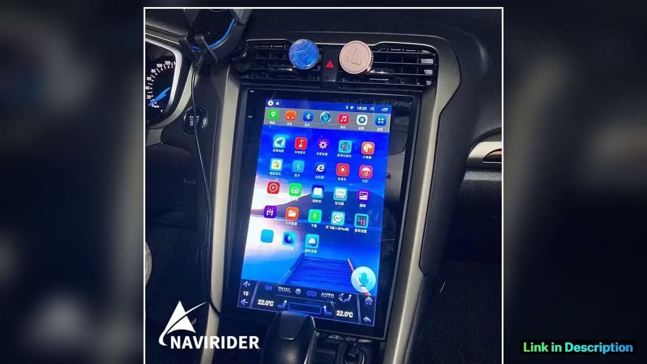 256GB For Ford Mondeo Fusion MK5 Radio Android 14 Multimedia 20132019 GPS Navi Head unit Tesla Car