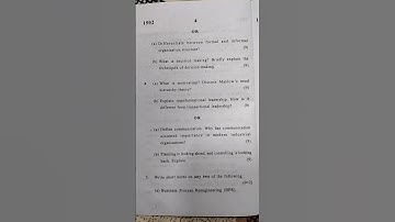 BOM Business organisation and management DU #du #exam #bcom #bom