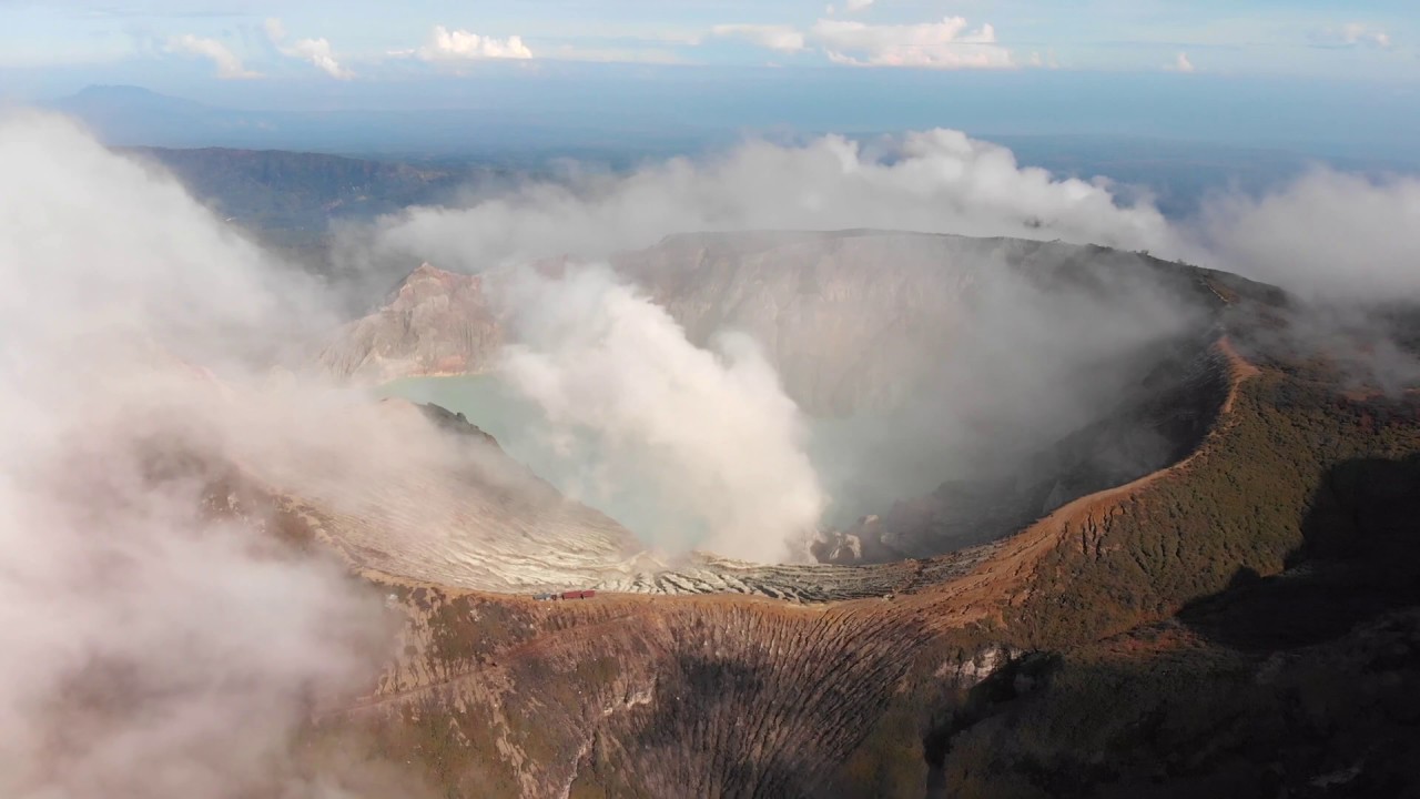 Ijen Crater from above (Java, Indonesia)