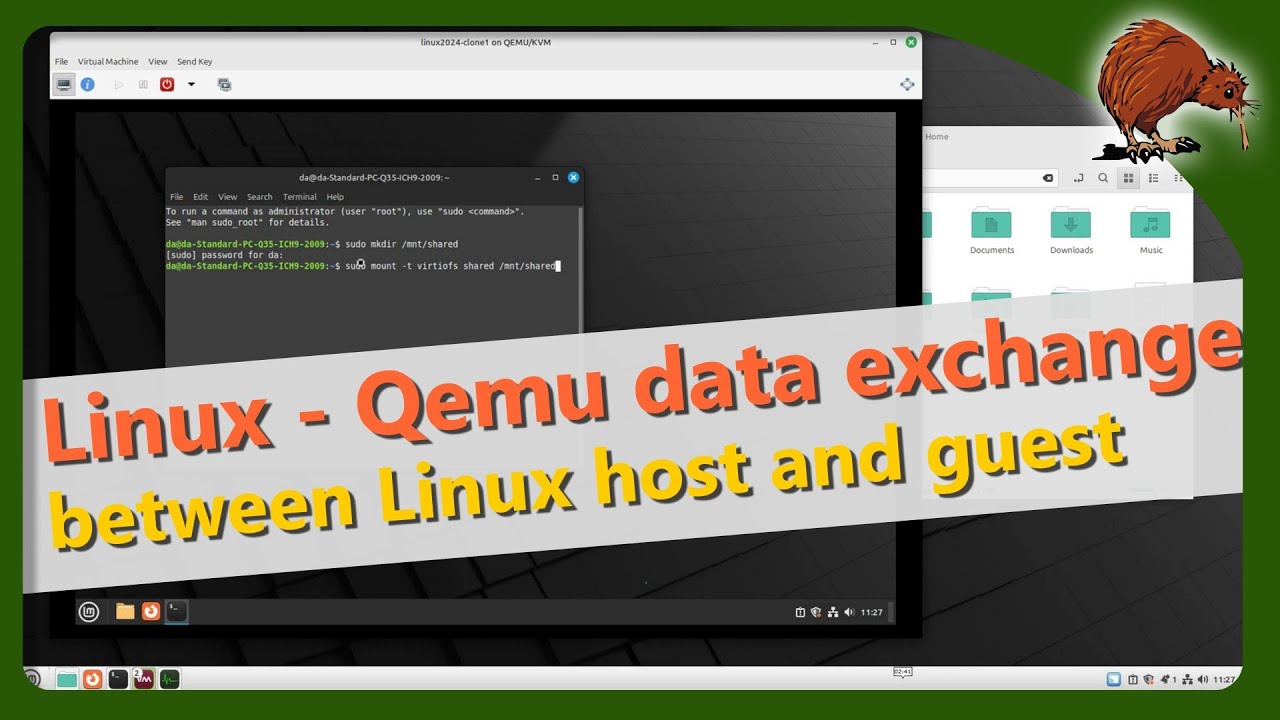 📁 Linux + QEMU: How to Share Folders Between Host and Guest Systems