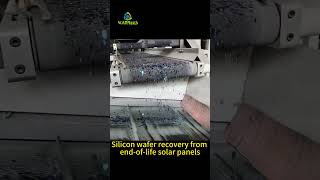 Silicon wafer recovery from end-of-life solar panels
