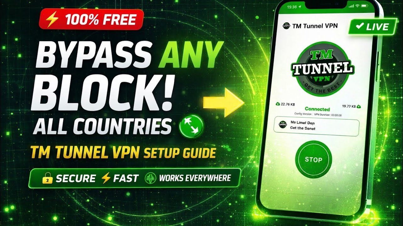 How to Setup TM Tunnel VPN in ALL Countries For a Secure Connection
